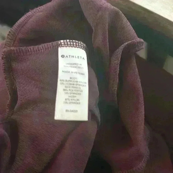 Athleta Metro Track Joggers Maroon Size Small - Picture 9 of 9